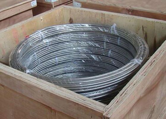 Round / Square Bending Stainless Steel Tubing Into Coil Length Customized
