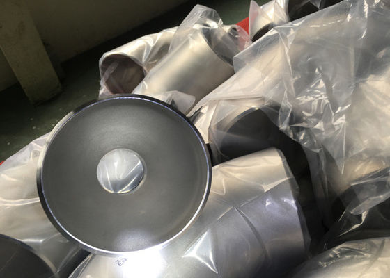 BW 45 Degree Industrial Steel Pipe Fittings 316 / 316L Thin Wall Sanitary